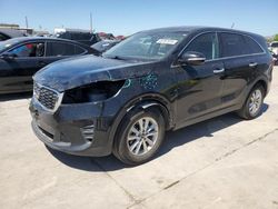 Salvage cars for sale at Grand Prairie, TX auction: 2019 KIA Sorento LX