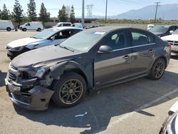 Salvage cars for sale at Rancho Cucamonga, CA auction: 2015 Chevrolet Cruze LT