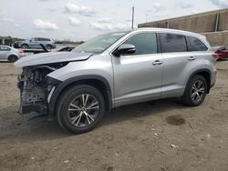 Toyota Highlander salvage cars for sale: 2016 Toyota Highlander XLE