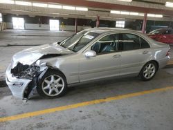 Salvage cars for sale at Dyer, IN auction: 2003 Mercedes-Benz C 240 4matic
