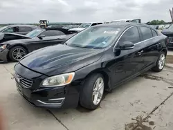 Salvage cars for sale at Grand Prairie, TX auction: 2015 Volvo S60 Premier