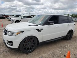 Salvage cars for sale at Houston, TX auction: 2015 Land Rover Range Rover Sport SC