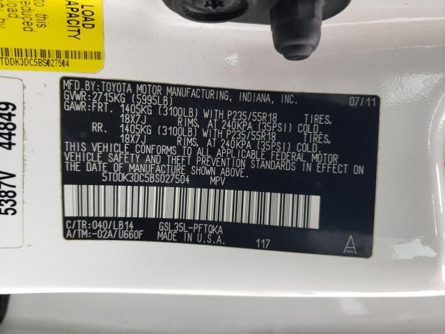 2011 Toyota Sienna XLE