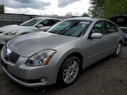 Salvage cars for sale from Copart Arlington, WA: 2005 Nissan Maxima SE