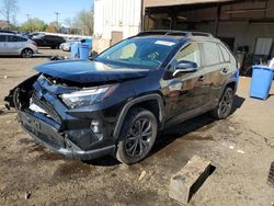 Salvage cars for sale at New Britain, CT auction: 2022 Toyota Rav4 XLE Premium