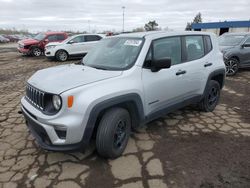 Salvage cars for sale at Woodhaven, MI auction: 2019 Jeep Renegade Sport