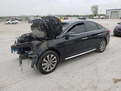 Salvage cars for sale at Kansas City, KS auction: 2015 Hyundai Sonata Sport