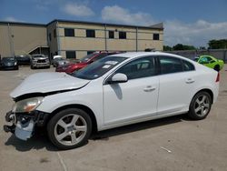 Salvage cars for sale from Copart Wilmer, TX: 2012 Volvo S60 T5