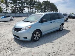 Salvage cars for sale from Copart Loganville, GA: 2017 Toyota Sienna