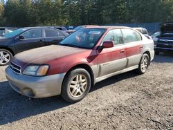 Subaru salvage cars for sale: 2002 Subaru Legacy Outback Limited