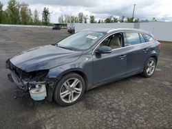 Salvage cars for sale from Copart Portland, OR: 2015 Volvo V60 Premier