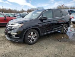 Salvage cars for sale at Assonet, MA auction: 2016 Honda Pilot EX