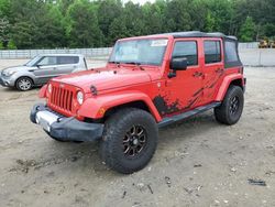 Salvage cars for sale at Gainesville, GA auction: 2015 Jeep Wrangler Unlimited Sahara