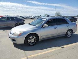 Salvage cars for sale from Copart Sacramento, CA: 2007 Honda Accord SE