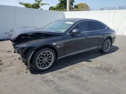 Salvage cars for sale at Miami, FL auction: 2021 Genesis G80 Base