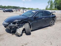 Salvage cars for sale from Copart Dunn, NC: 2017 Honda Accord Sport Special Edition