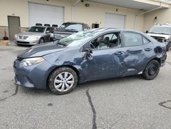 Toyota salvage cars for sale: 2016 Toyota Corolla L