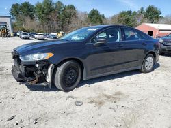 Salvage cars for sale from Copart Mendon, MA: 2013 Ford Fusion S