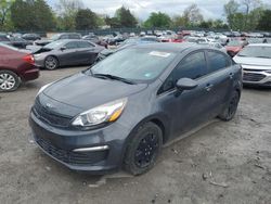 Salvage cars for sale at Madisonville, TN auction: 2016 KIA Rio LX