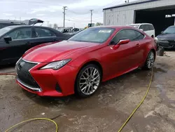 Salvage cars for sale from Copart Chicago Heights, IL: 2020 Lexus RC 350