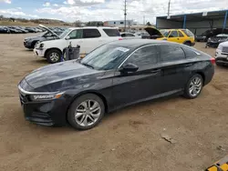 Salvage cars for sale at Colorado Springs, CO auction: 2019 Honda Accord LX
