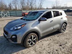 Salvage cars for sale at Leroy, NY auction: 2021 KIA Sportage LX
