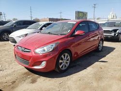 Salvage cars for sale at Chicago Heights, IL auction: 2013 Hyundai Accent GLS