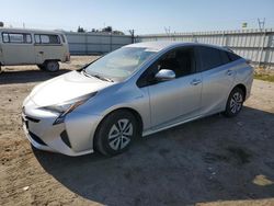 Salvage cars for sale from Copart Bakersfield, CA: 2018 Toyota Prius