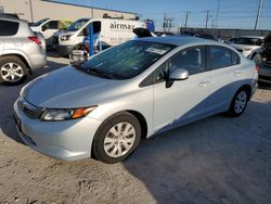 Honda Civic Vehiculos salvage en venta: 2012 Honda Civic LX