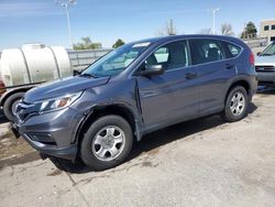 Salvage cars for sale at Littleton, CO auction: 2016 Honda CR-V LX