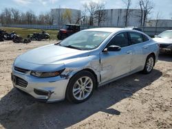 Chevrolet salvage cars for sale: 2017 Chevrolet Malibu LT