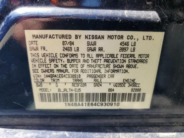 2004 Nissan Maxima SE