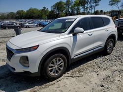 Salvage cars for sale at Byron, GA auction: 2019 Hyundai Santa FE SE