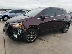 Salvage cars for sale from Copart Grand Prairie, TX: 2018 Buick Encore Sport Touring