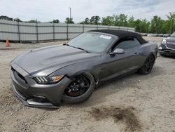 Salvage cars for sale at Lumberton, NC auction: 2017 Ford Mustang GT