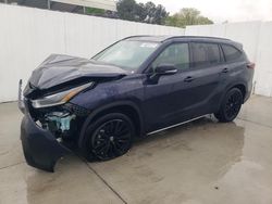 Salvage cars for sale at Ellenwood, GA auction: 2024 Toyota Highlander LE