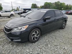 Salvage cars for sale from Copart Mebane, NC: 2016 Honda Accord LX