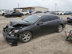 Salvage cars for sale at Temple, TX auction: 2017 Chevrolet Malibu LS