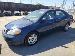 Toyota Corolla CE salvage cars for sale: 2004 Toyota Corolla CE