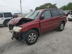 Salvage cars for sale from Copart Oklahoma City, OK: 2007 Toyota Highlander