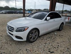 Mercedes-Benz C300 salvage cars for sale: 2017 Mercedes-Benz C300