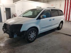 Salvage cars for sale from Copart Northfield, OH: 2012 Chrysler Town & Country Touring L