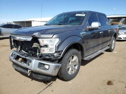 Salvage cars for sale from Copart Brighton, CO: 2015 Ford F150 Supercrew