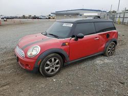 Salvage cars for sale from Copart San Diego, CA: 2010 Mini Cooper Clubman