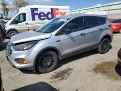 Salvage cars for sale from Copart Albuquerque, NM: 2018 Ford Escape S