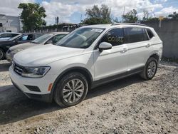 Salvage cars for sale at auction: 2018 Volkswagen Tiguan SE
