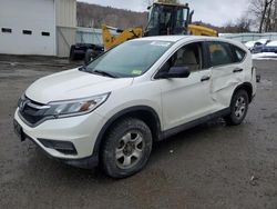 Salvage cars for sale at Center Rutland, VT auction: 2015 Honda CR-V LX