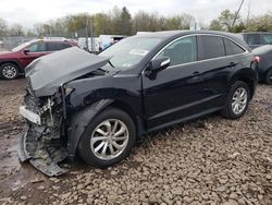 Salvage cars for sale at Chalfont, PA auction: 2016 Acura RDX Technology