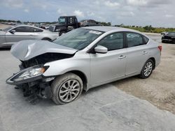 Nissan Sentra s Vehiculos salvage en venta: 2018 Nissan Sentra S