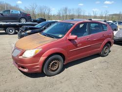 Salvage cars for sale from Copart Marlboro, NY: 2005 Pontiac Vibe